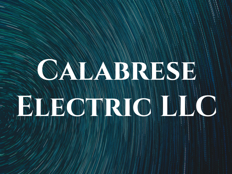 Calabrese Electric LLC