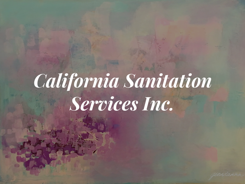 California Sanitation Services Inc.