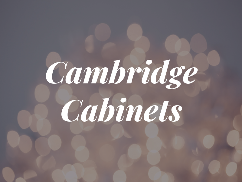 Cambridge Cabinets