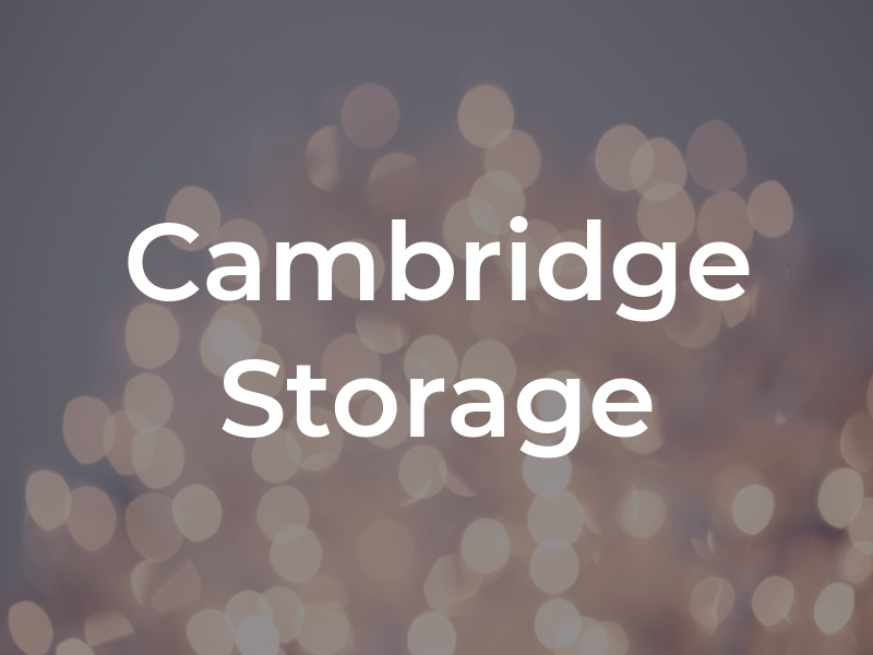 Cambridge Storage