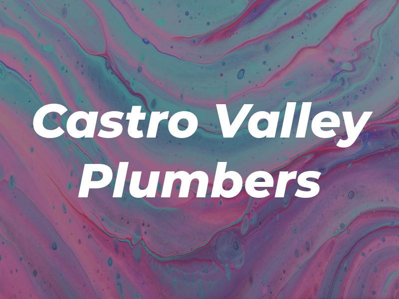 Castro Valley Plumbers