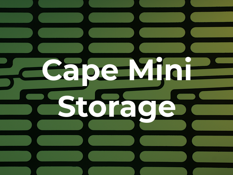 Cape Mini Storage