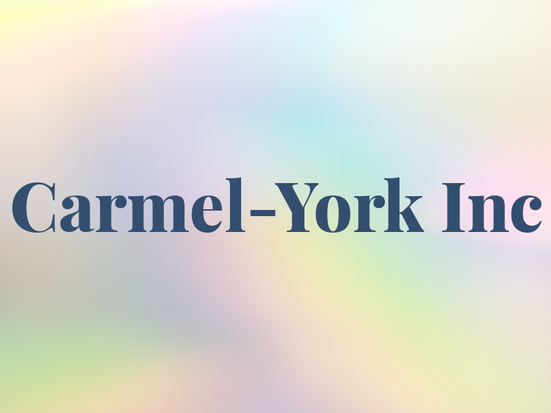 Carmel-York Inc