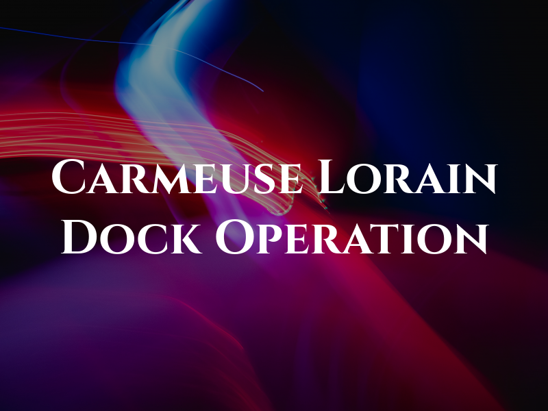 Carmeuse Lorain Dock Operation