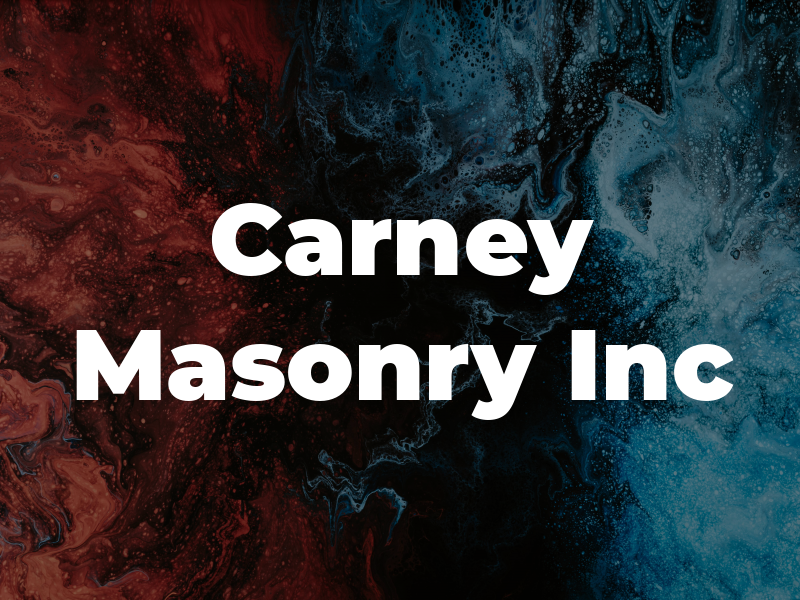 Carney Masonry Inc