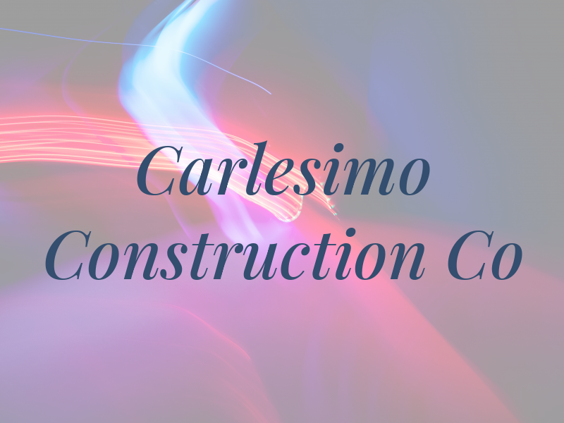 Carlesimo Construction Co