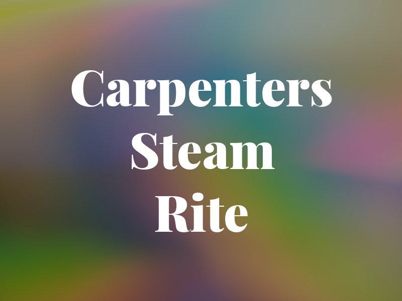 Carpenters Steam Rite