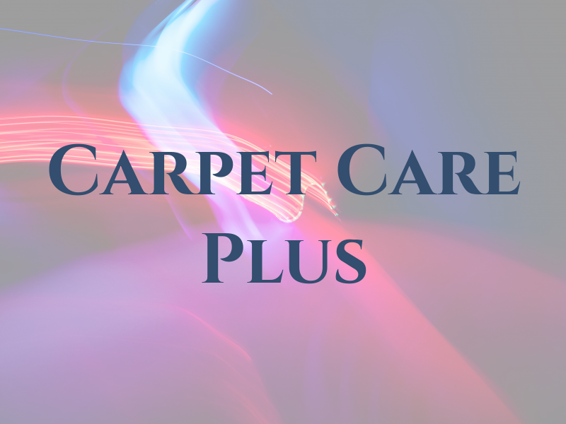 Carpet Care Plus