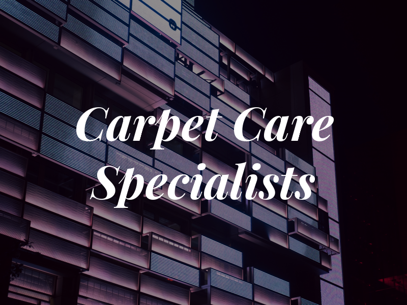 Carpet Care Specialists