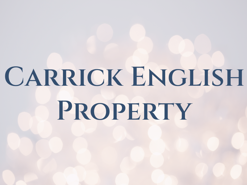 Carrick & English Property