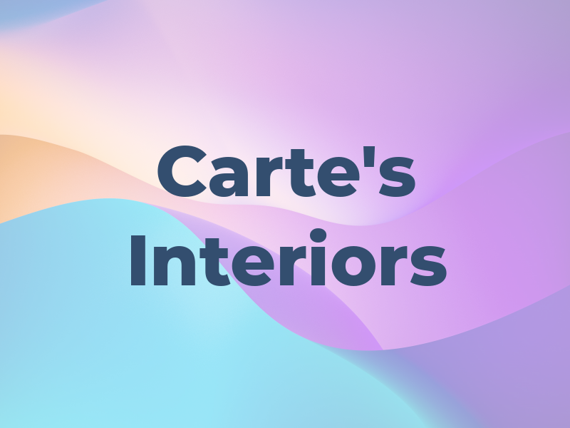 Carte's Interiors