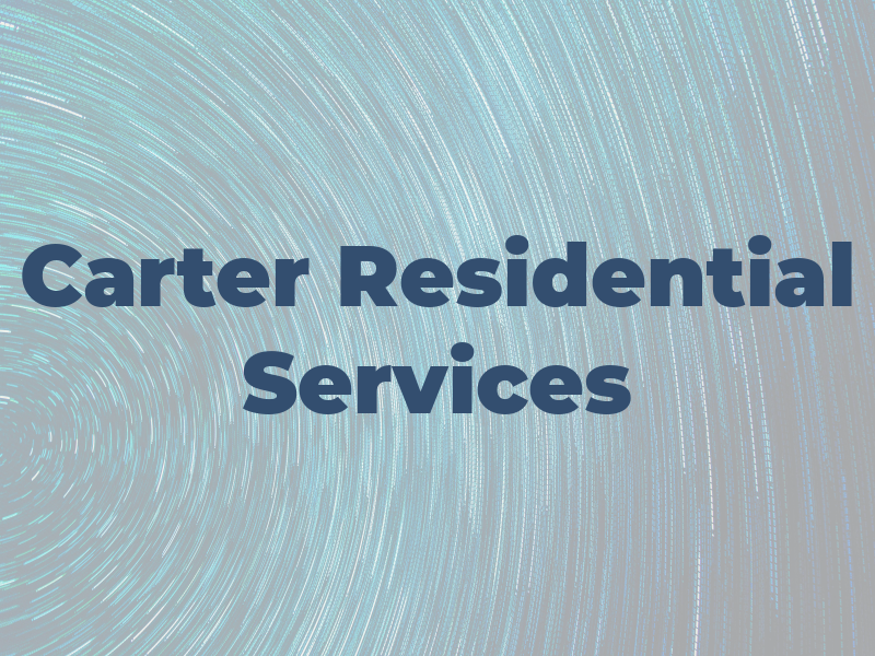 Carter Residential Services
