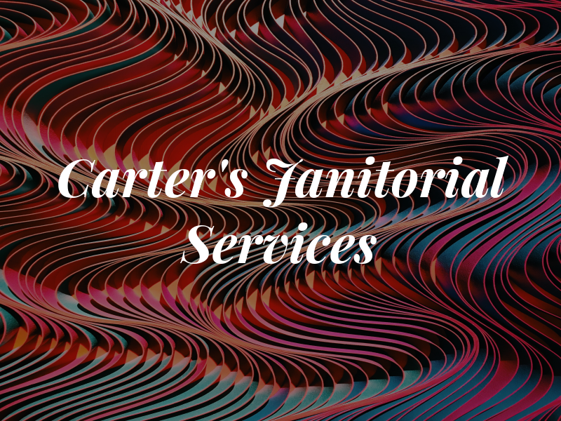 Carter's Janitorial Services