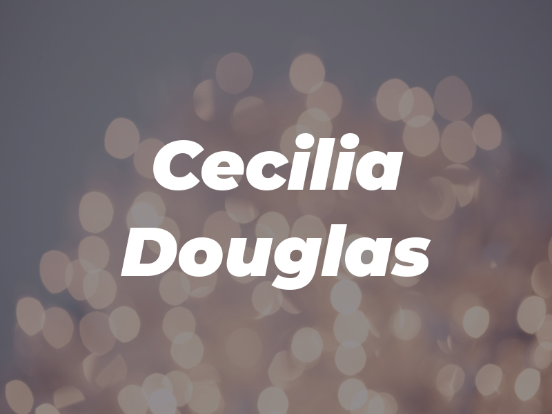 Cecilia Douglas