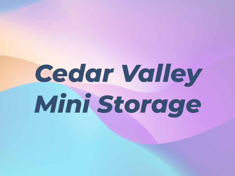 Cedar Valley Mini Storage