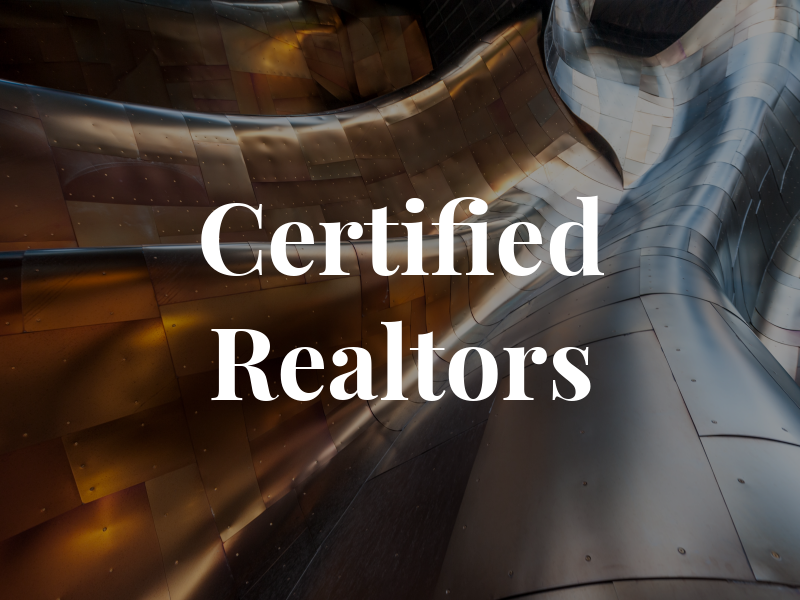 Certified Realtors