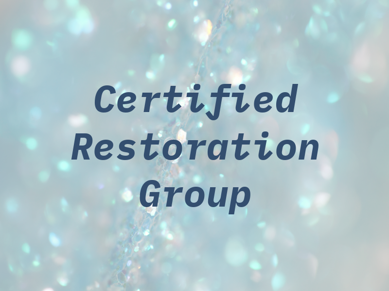 Certified Restoration Group