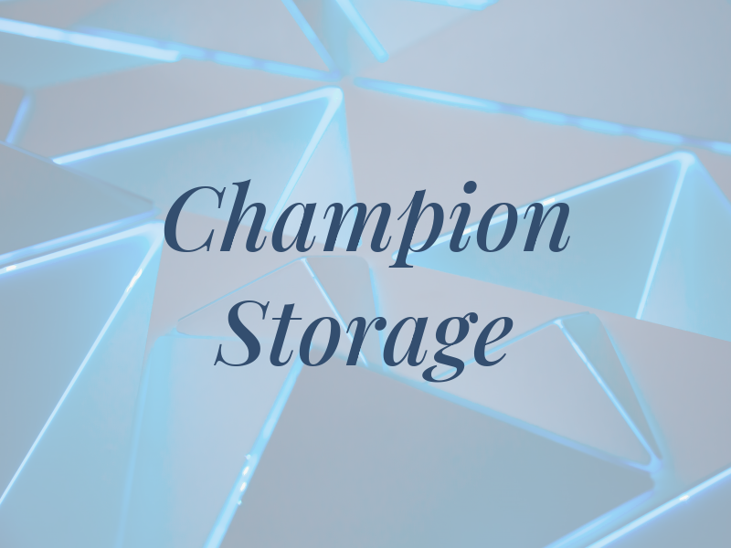 Champion Storage