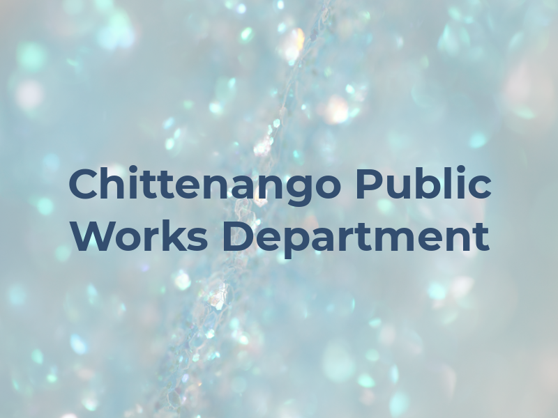 Chittenango Public Works Department