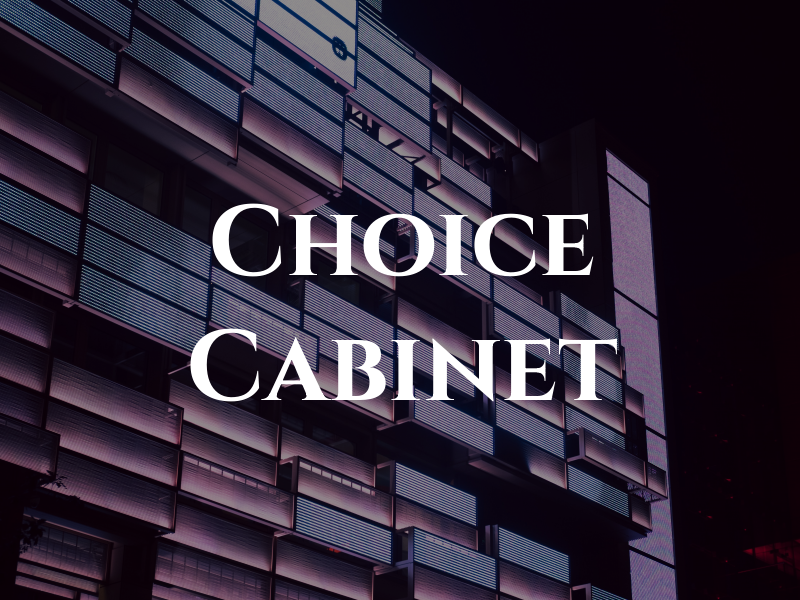 Choice Cabinet