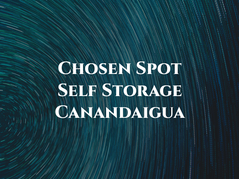 Chosen Spot Self Storage Canandaigua
