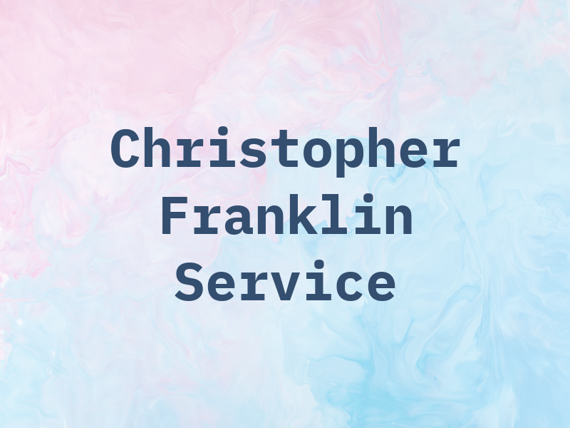 Christopher Franklin Service