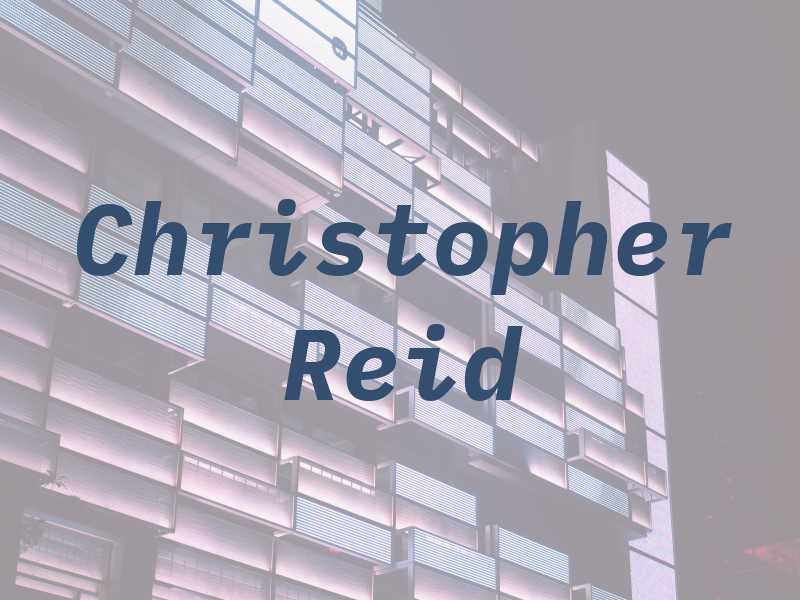Christopher Reid