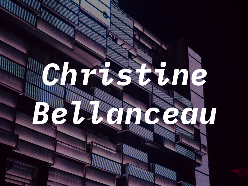 Christine Bellanceau