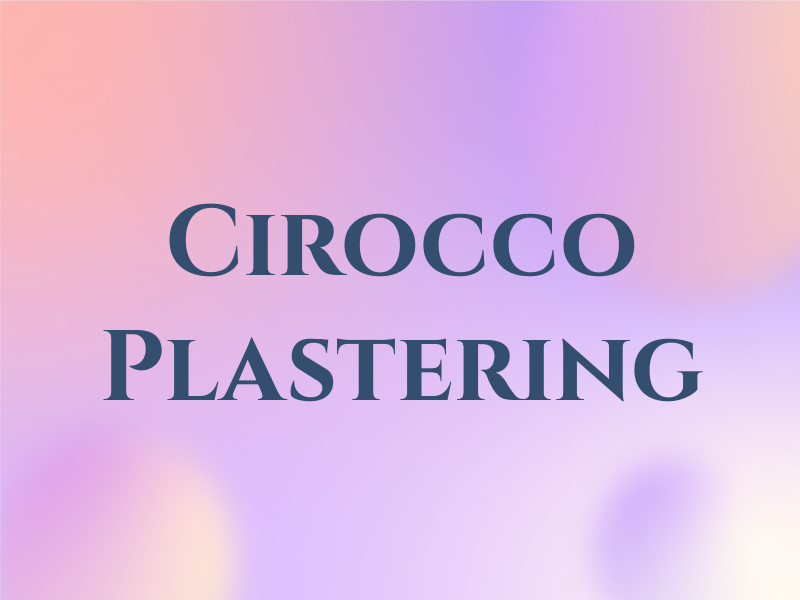Cirocco Plastering