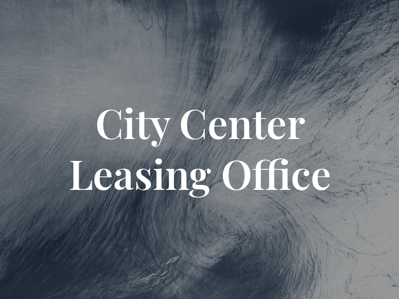 City Center Leasing Office
