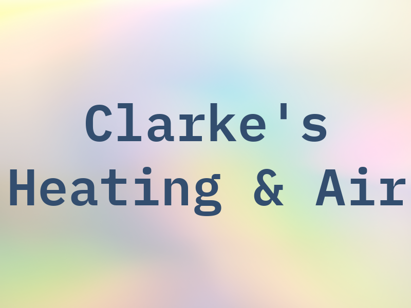 Clarke's Heating & Air