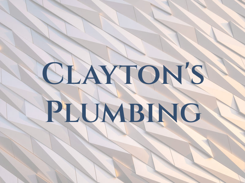 Clayton's Plumbing