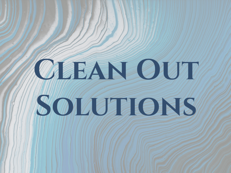 Clean Out Solutions