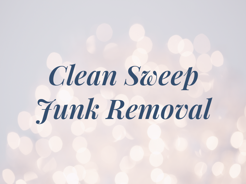 Clean Sweep Junk Removal