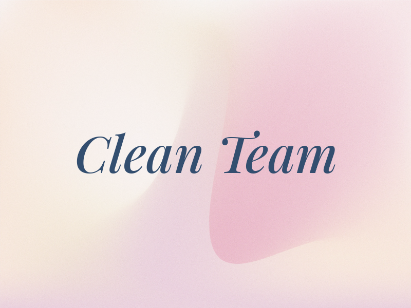 Clean Team