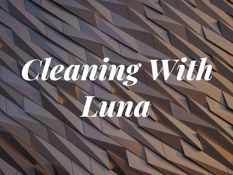Cleaning With Luna