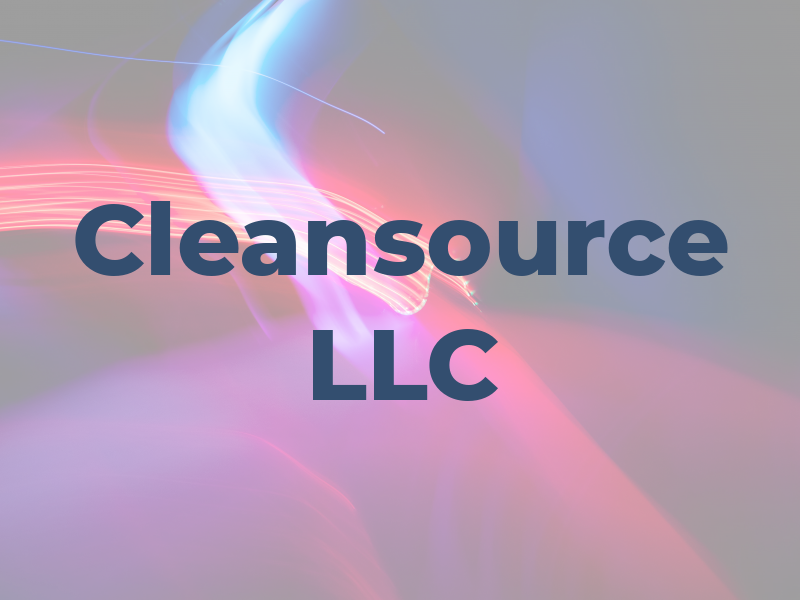 Cleansource LLC