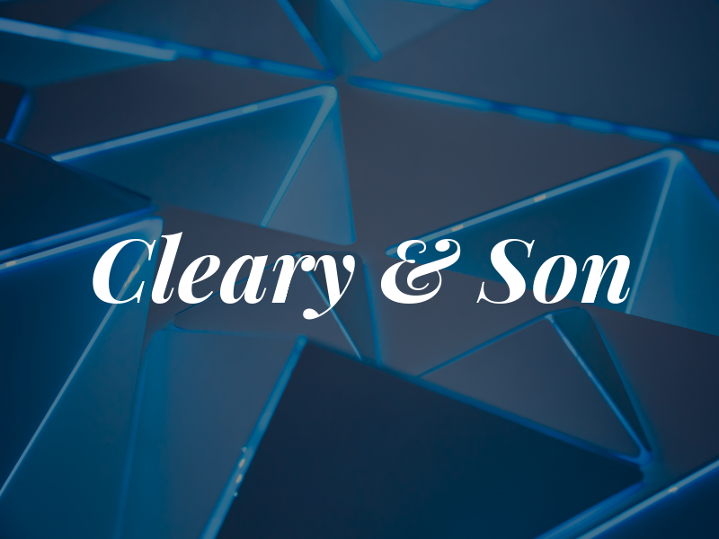Cleary & Son