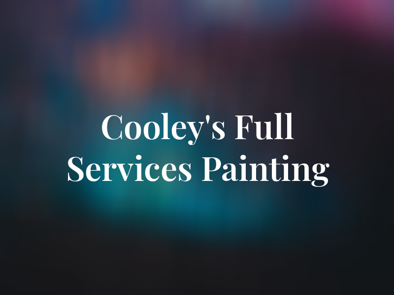 Cooley's Full Services Painting