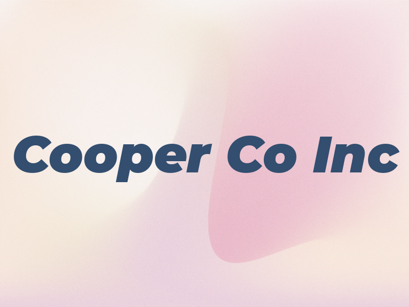 Cooper Co Inc