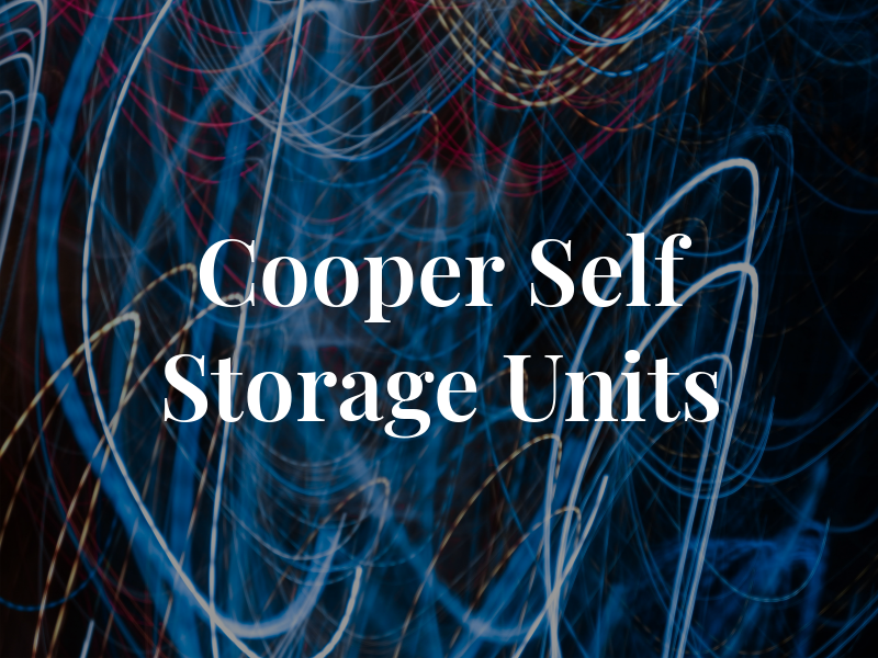 Cooper Self Storage Units