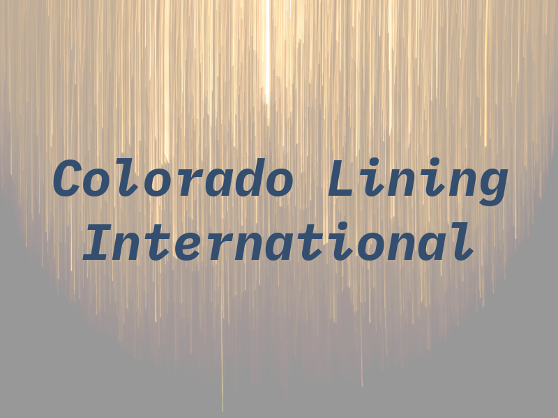 Colorado Lining International