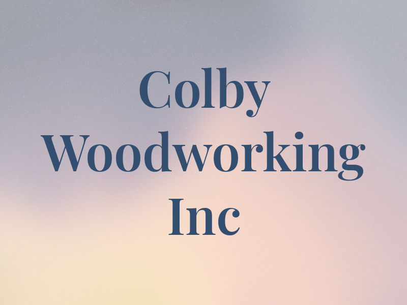 Colby Woodworking Inc