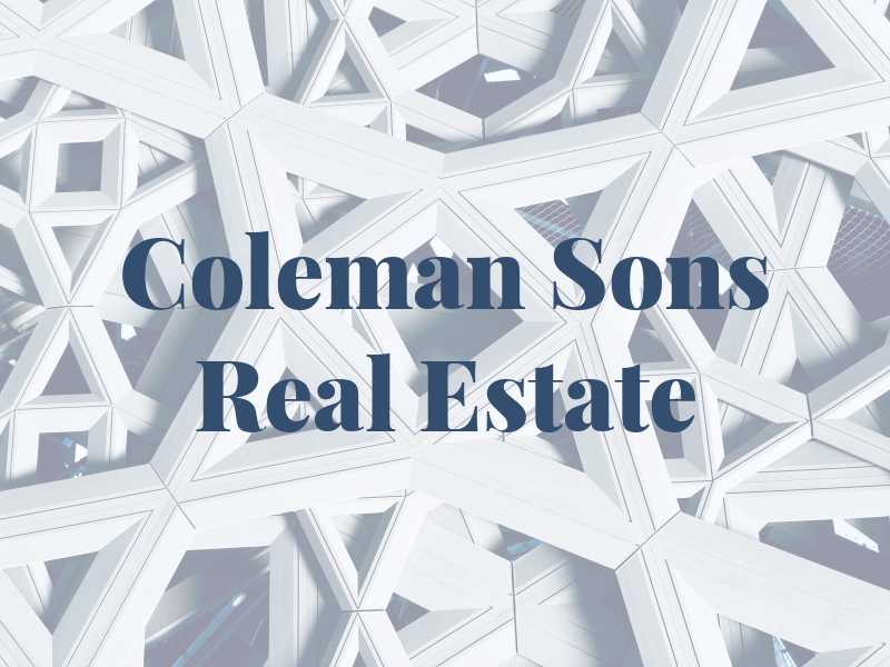 Coleman & Sons Real Estate