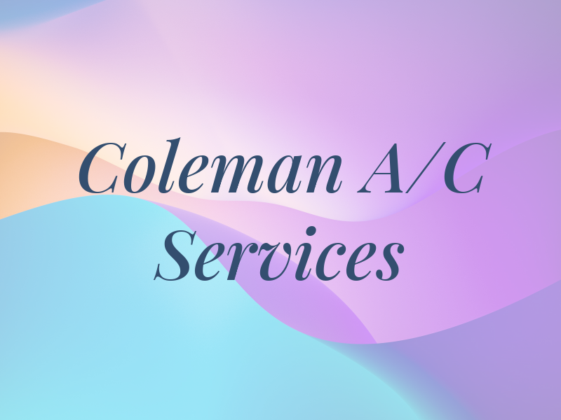 Coleman A/C Services
