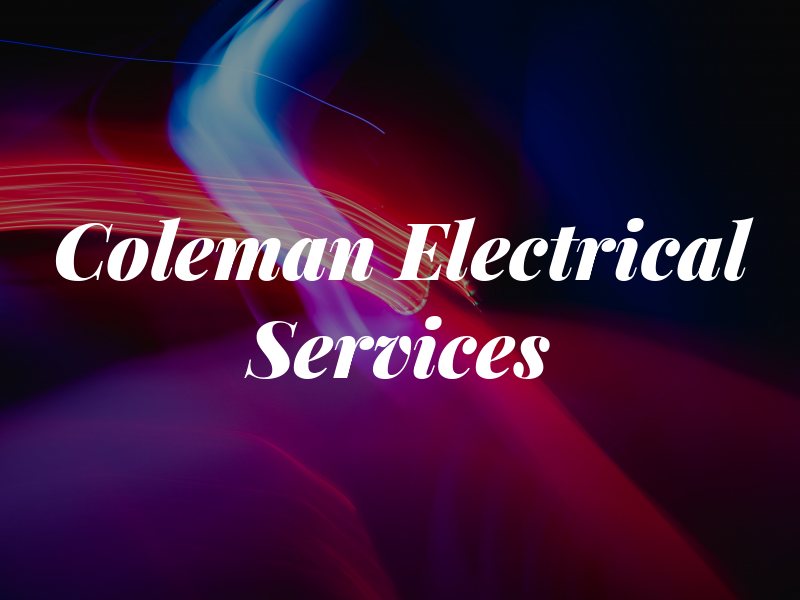 Coleman Electrical Services