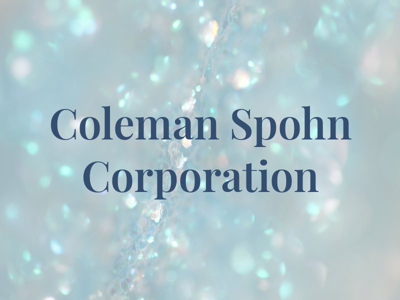 Coleman Spohn Corporation