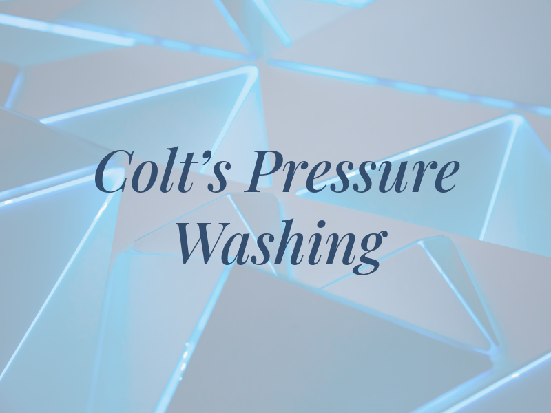 Colt's Pressure Washing