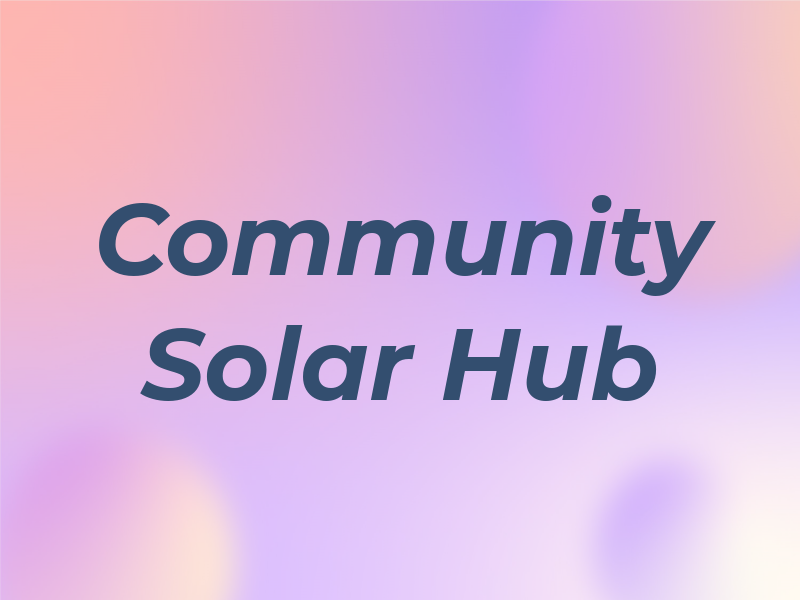 Community Solar Hub