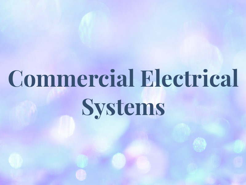 Commercial Electrical Systems